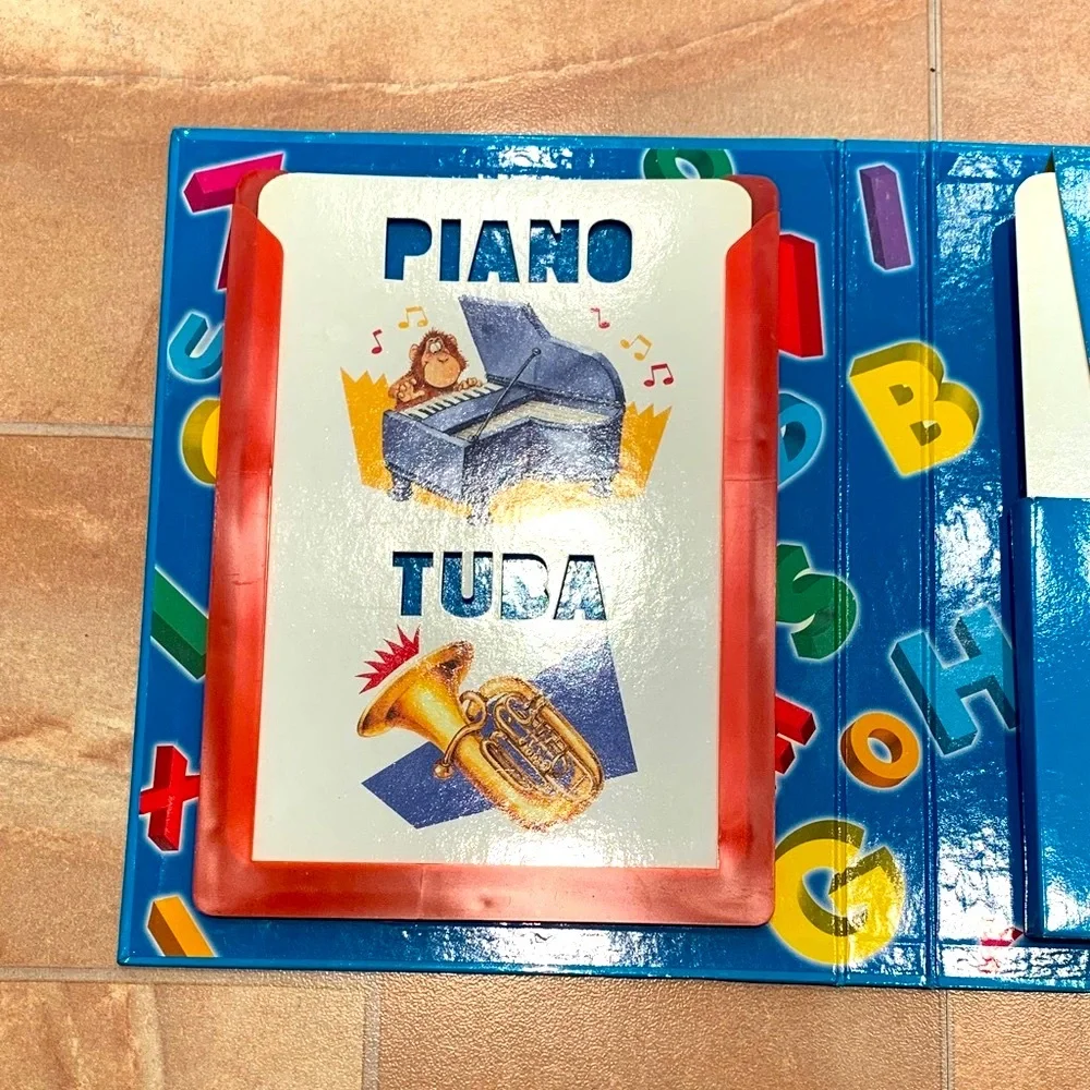 Vintage Kids I Can Spell Interactive Educational Letter Card Set